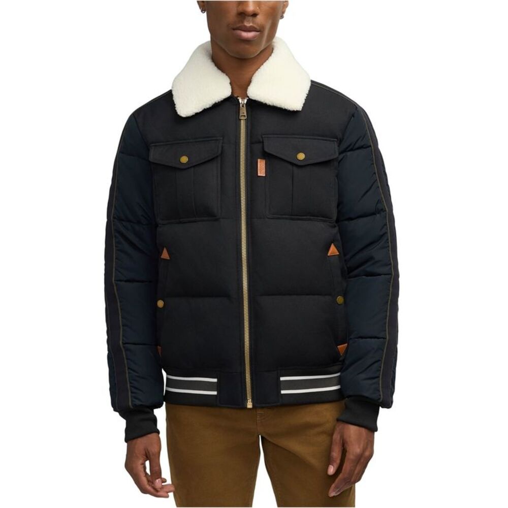 Scotch & Soda Mens Quilted Aviator Jacket, NWT